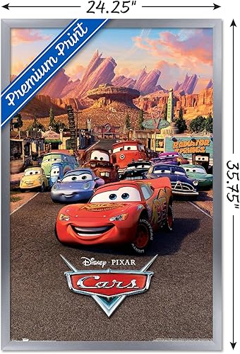 Vista 82 de Trends International Disney Pixar Cars - Póster de pared de una hoja, 14.725 x 22.375 pulgadas, versión premium sin marco