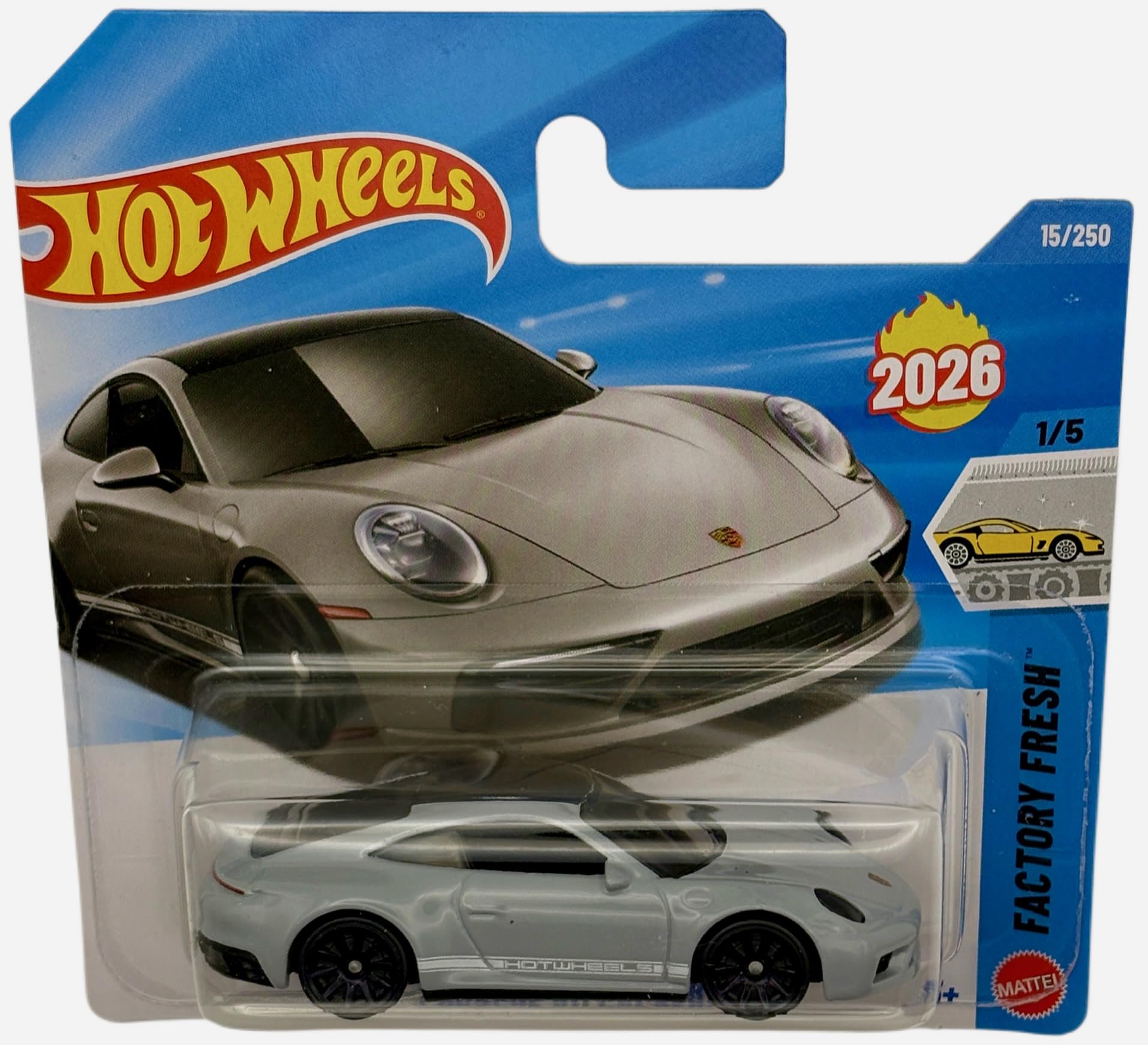 Amazon.com: Hot Wheels Porsche 911 Carrera T [Gray] Factory Fresh