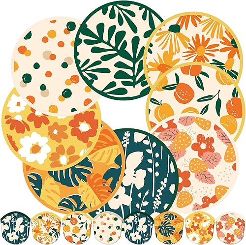 Gejoy Ventilador plegable de 24 piezas de estilos abstractos, ventiladores de refrigeración compactos de mano para juegos al aire libre para mujeres