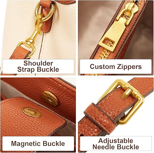 Miniatura 3 de Monederos y bolsos de mano para mujer, bolso cruzado de hombro y bolso de mano y asa superior de piel sintética para mujer