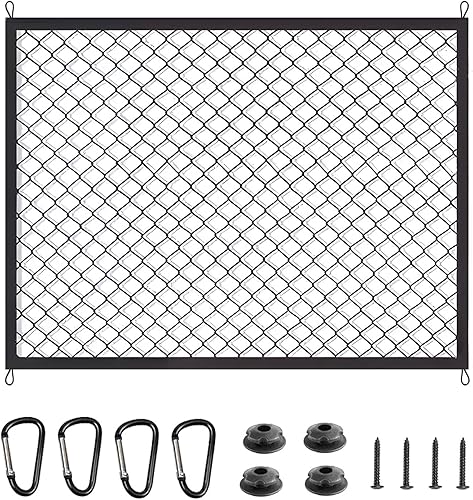 BAILALIBO Red de Carga Extensible, Redes de Malla Elástica Ajustables para Maletero con Gancho de Metal Universal para SUV, Camiones, Accesorios