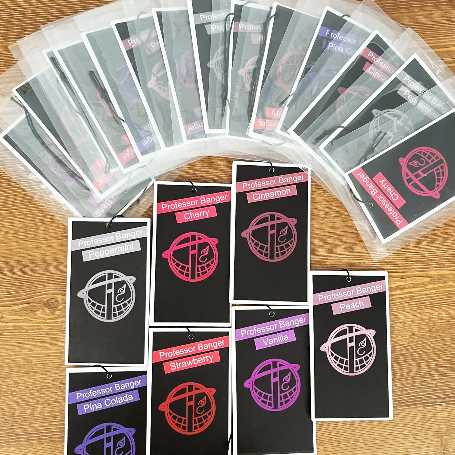 200Pcs Custom Car Air Fresheners in Bulk with Your Logo Text Photo Contact Info Qr Code Personalized Promotional Car Air Fresheners Gifts for Business and Event