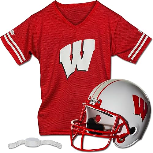 Vista 86 de Franklin Sports NCAA Kids College Football Helmet + Jersey Sets - NCAA Team Youth Football Helmet + Uniform Costume Set