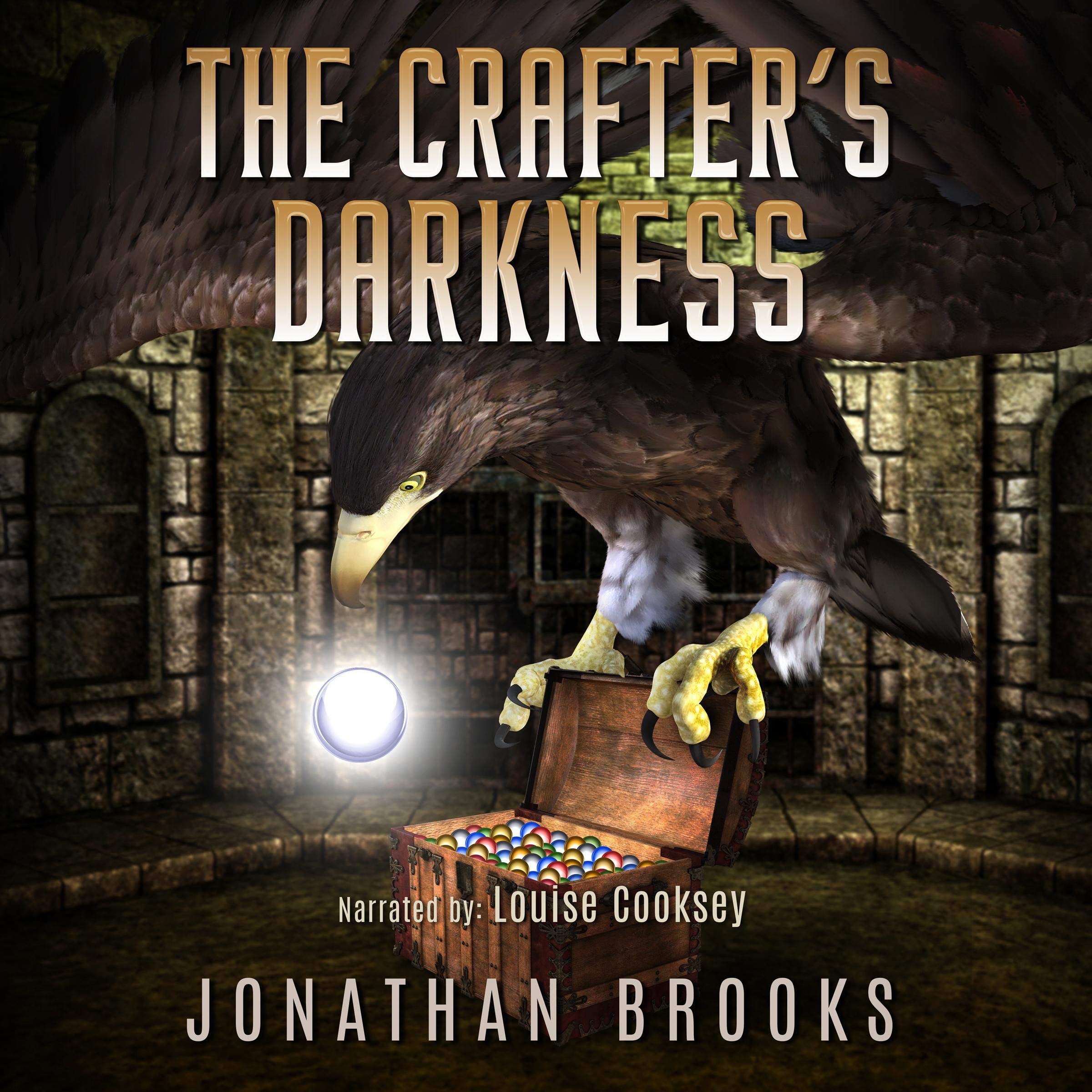 Cover art for The Crafter's Darkness: A Dungeon Core Novel
