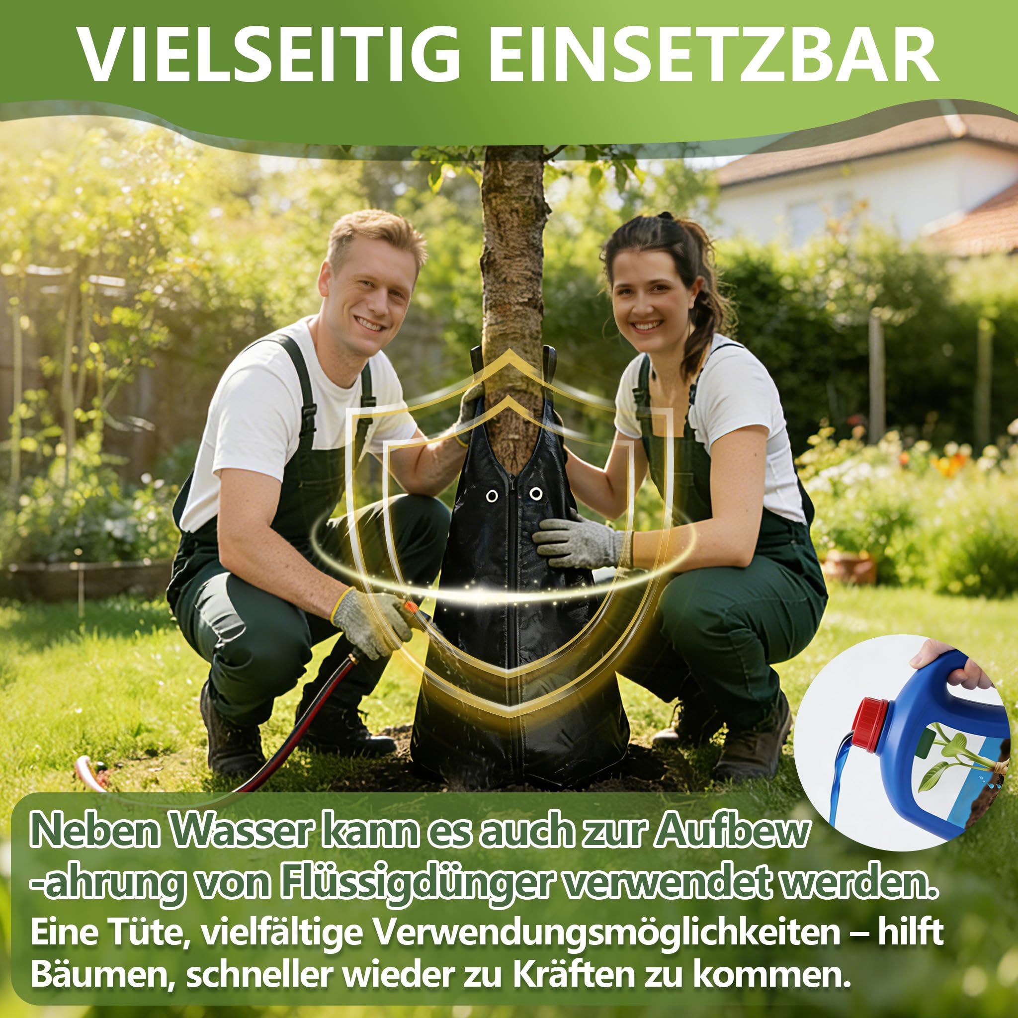 XMTECH Worek do nawadniania drzew, 75 l, czarny, odporny na promieniowanie UV, worek do nawadniania drzew i krzewów, nawadnianie kroplowe 6-8 godzin, automatyczne nawadnianie korzeni, ogród i zieleń
