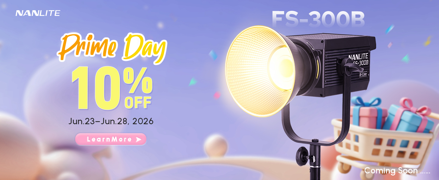 Amazon.com : Nanlite FS-300B 350W Bi-Color LED Video Light, 2700K