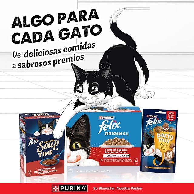 Foto 8 de 8 de Felix Original comida húmeda gato 48x85 g