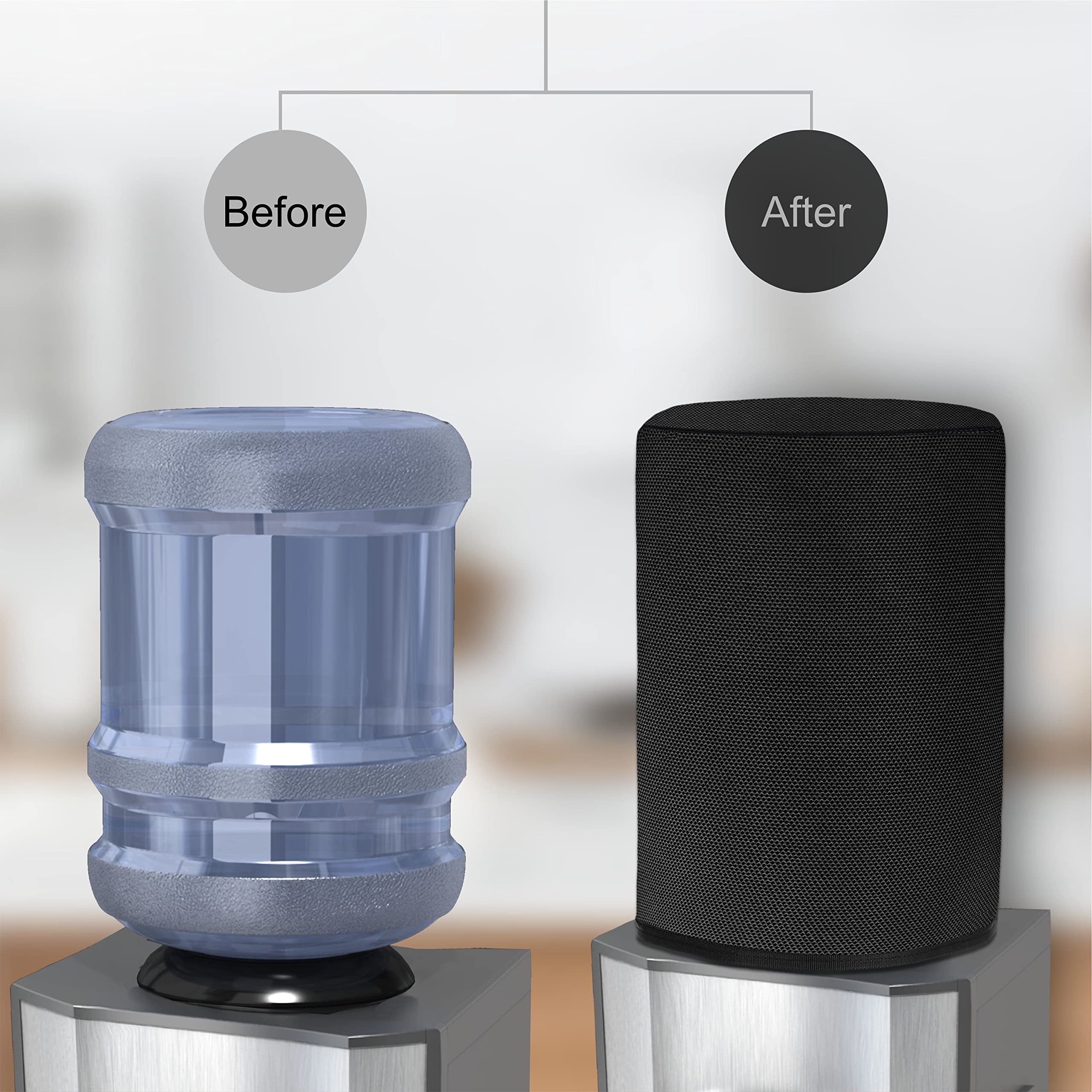Blackpoll Dispenser Bottle Cover (Black) 2