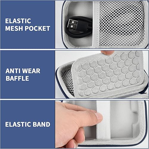 Vista 19 de Llevar para Samsung T9/T7/T7 Shield portátil SSD 4TB 2TB 1TB, USB disco duro externo de estado sólido almacenamiento soporte de transporte de viaje