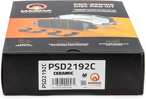 Miniatura 5 de MAGMA Pro-Series PSD2192C Pastillas de freno de cerámica, delanteras