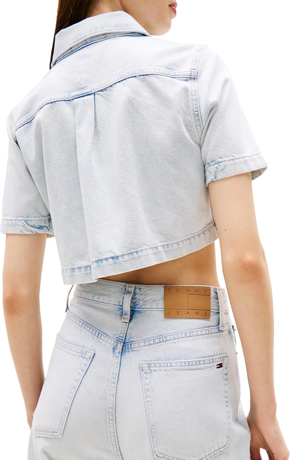 Tommy Jeans Womens Claire High Rise Wide Leg Jeans - Image 2