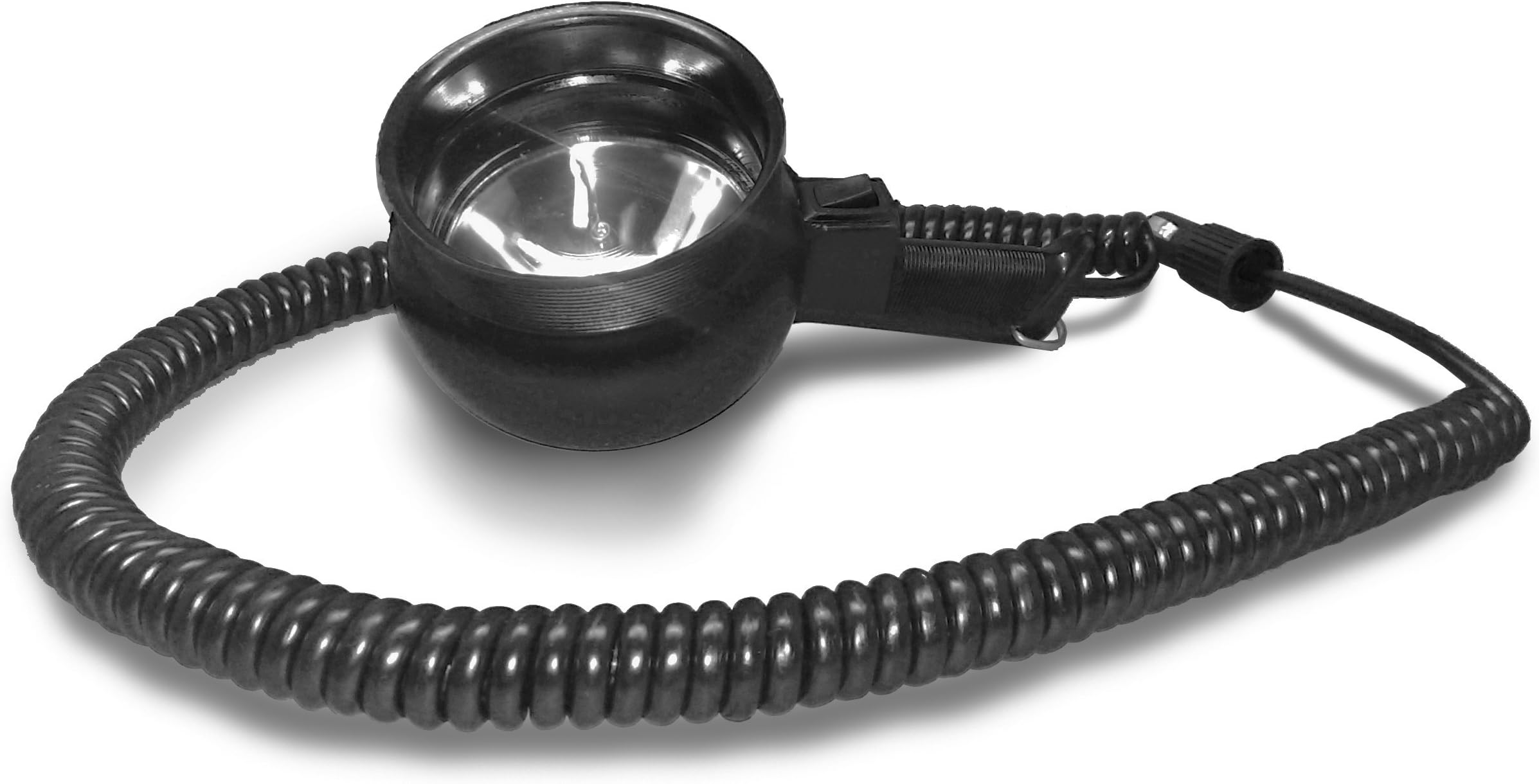 Nitehawk Patrol Light 12', 12-Volt Handheld Rubber Spotlight (Adam 12, LAPD, Police, Truck, RV, Boat, Camping, Hunting Light) Made in the USA!