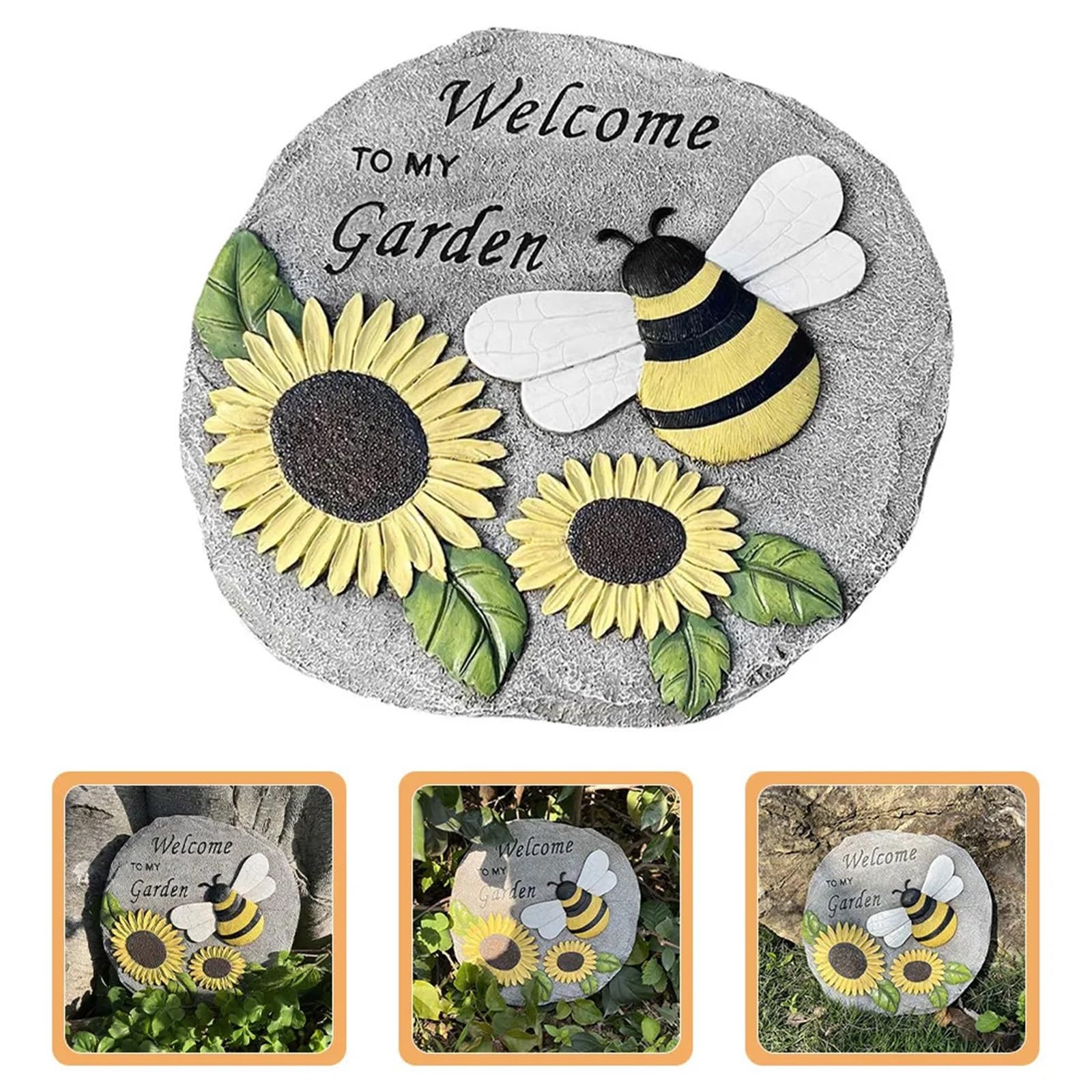 Pas Japonais Jardin Tremplin en résine de jardin extérieur