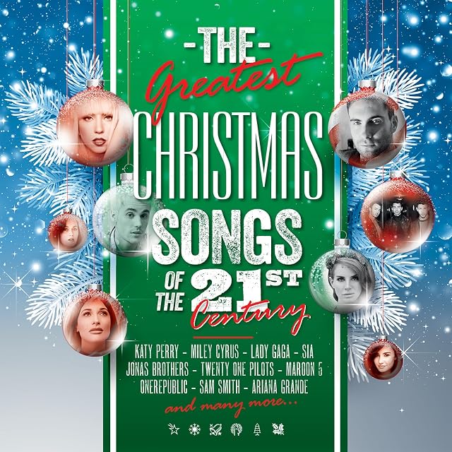The Greatest Christmas Songs Of The 21st Century (Vinil Branco / Vermelho, Numerado, 180g) por Various Artists, capa do álbum