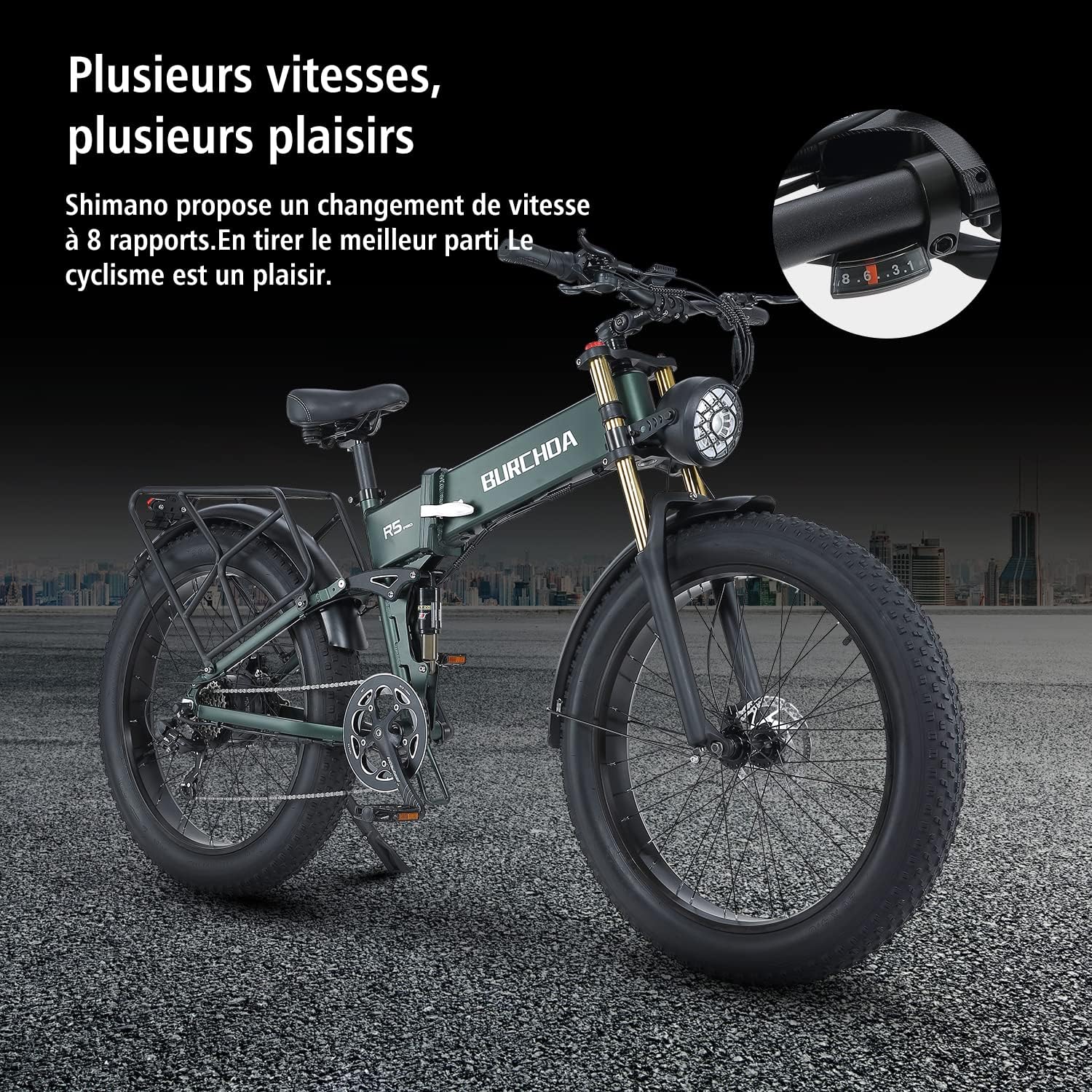 BURCHDA R5pro Shimano 8-speed shifter