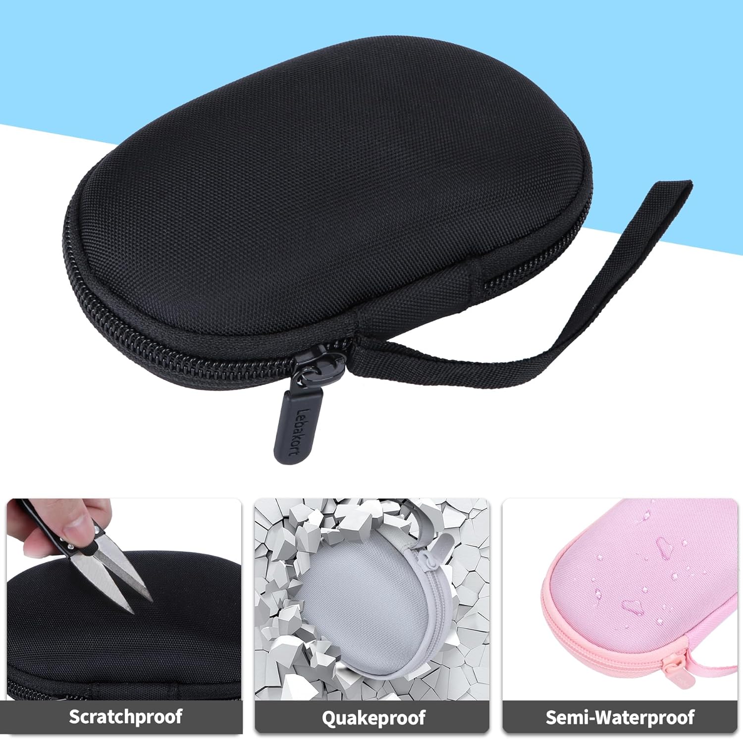 Storage Case Compatible with Logitech Signature M650 L / M550 L Full Size Mouse (Rose Case) - Image 7