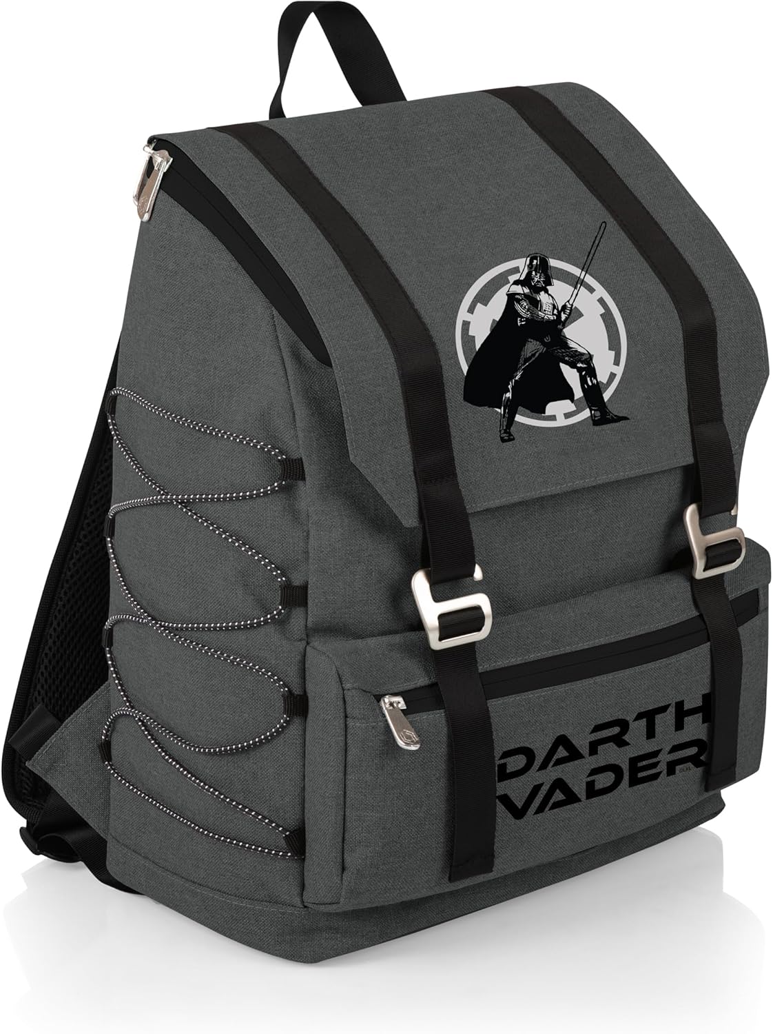 PICNIC TIME Star Wars Darth Vader OTG Traverse Backpack Cooler Insulated Soft Cooler Backpack with 28 Can Capacity Water Resistant Interior Travel and Outdoor Pack, (Heathered Gray)