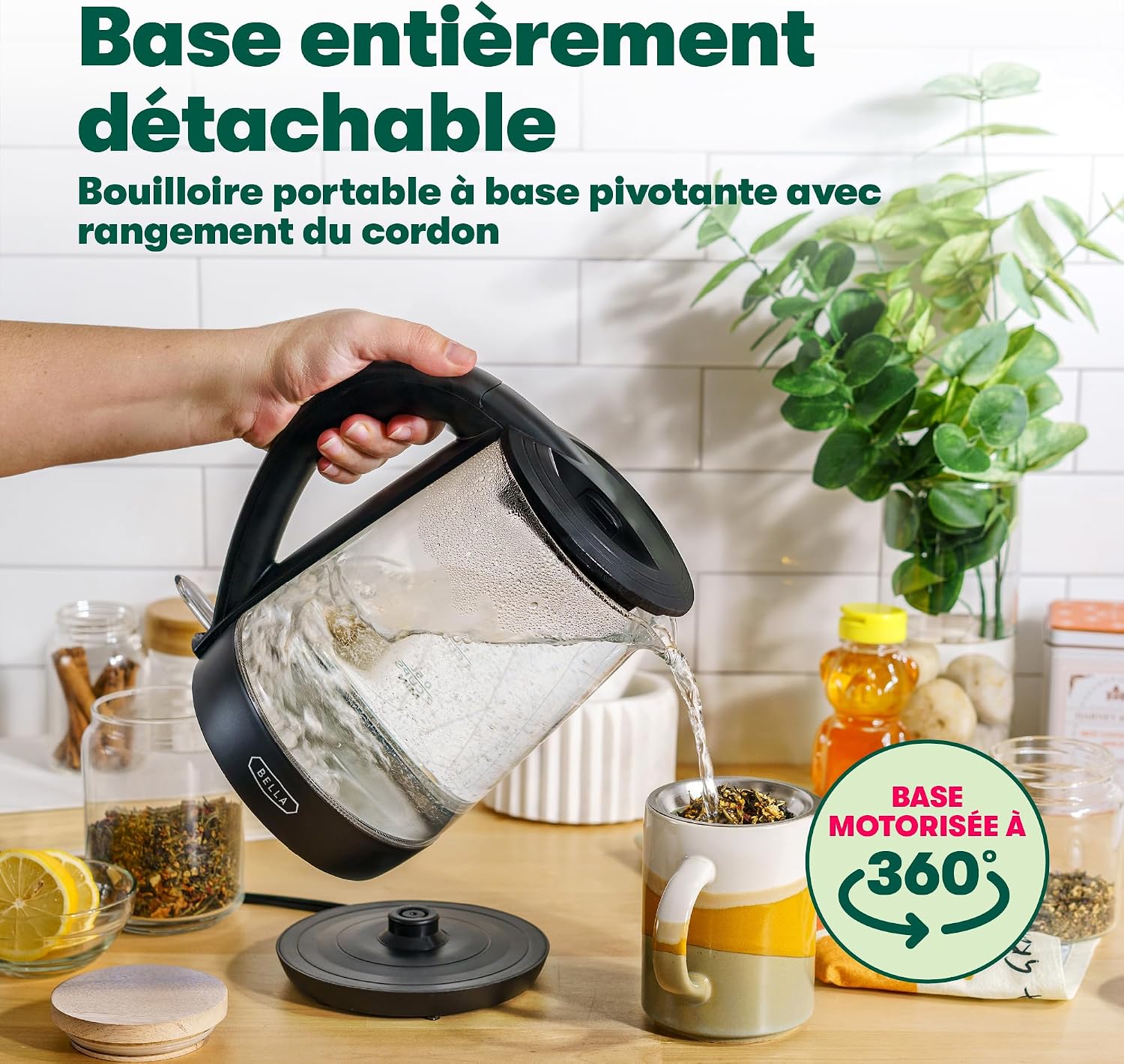 bouilloire électrique – vue détaillée