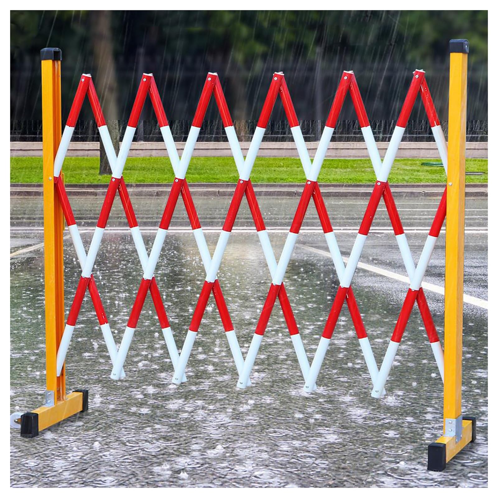 Portail extensible industriel flexible pour barrière de chantier mobile 700cm