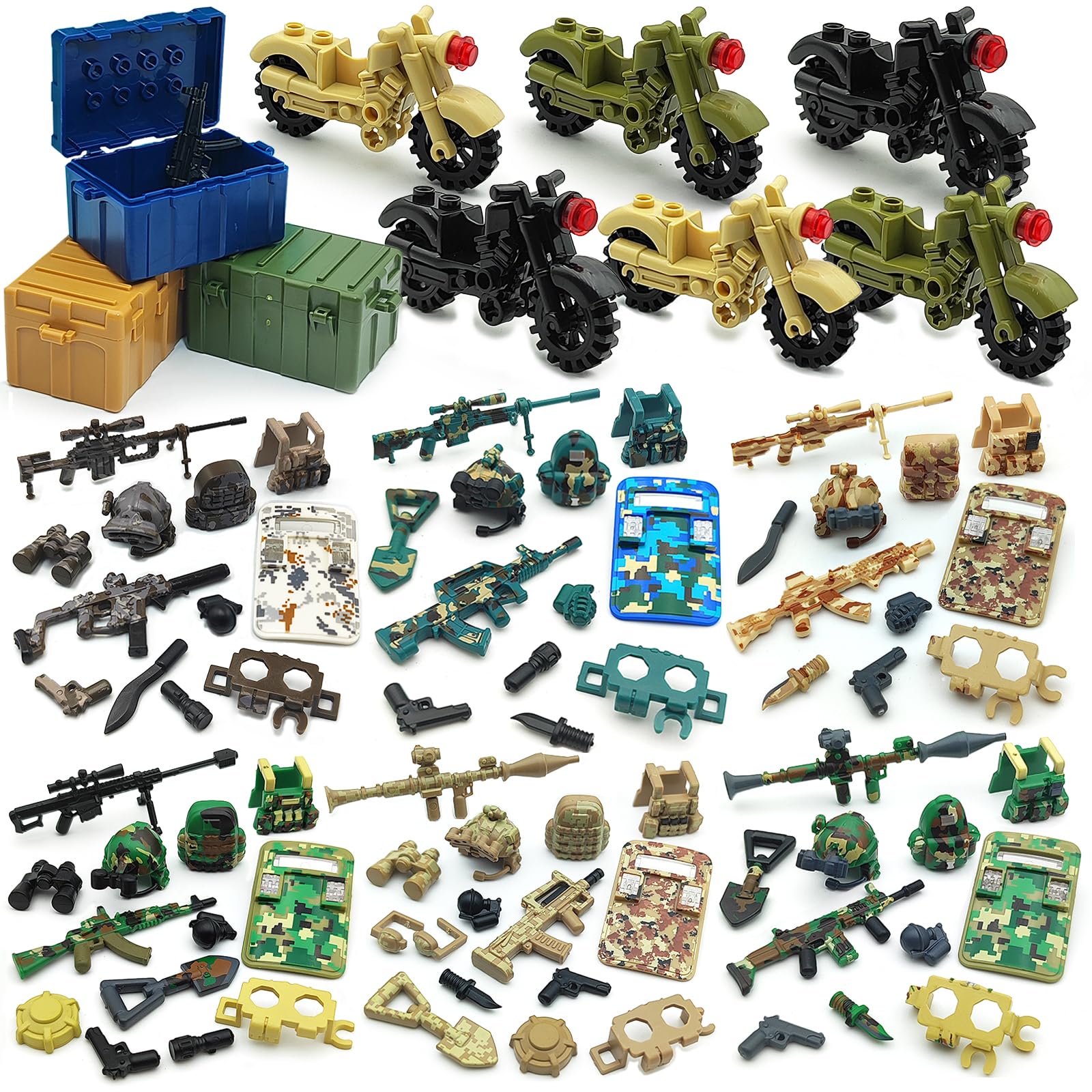 Amazon.com: Sendhjurf Military Weapons Pack Accessories Kit - Swat