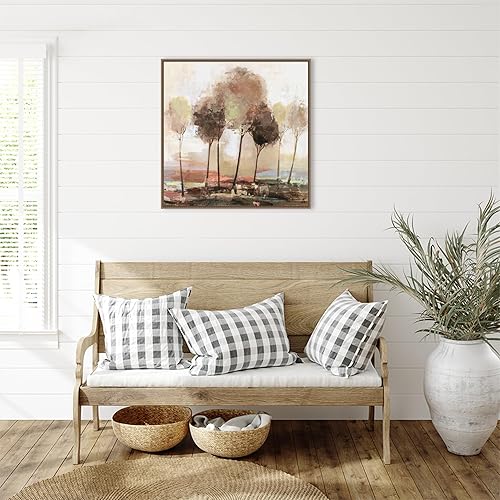 Miniatura 6 de Amanti Art Allison Pearce - Lienzo enmarcado para pared, 30 x 30 pulgadas, paisaje de ilusión, lienzo enmarcado para pared, obras de arte de