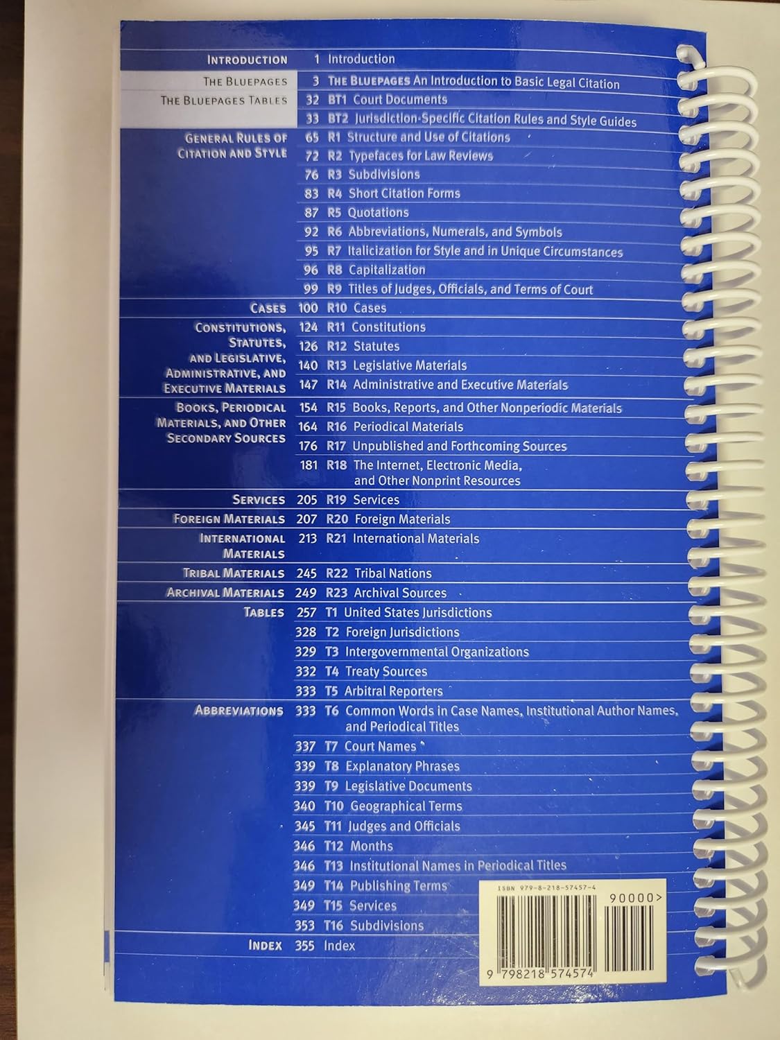 The Bluebook: A Uniform System of Citation, 22nd Edition - Paperback by Harvard Law Review