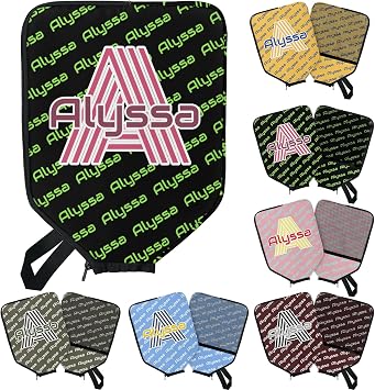 Custom Pickleball Paddle Cover, Personalized Pickleball Racket Case Protection Case with Name, Rackets Cover Holder Fits Most Paddle, 9.45x12.4