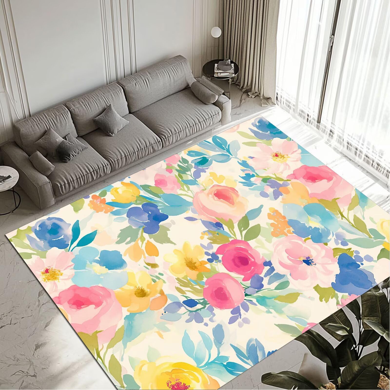 Tapis petit format 50x80cm Colors imperméable pour cuisine et couloir