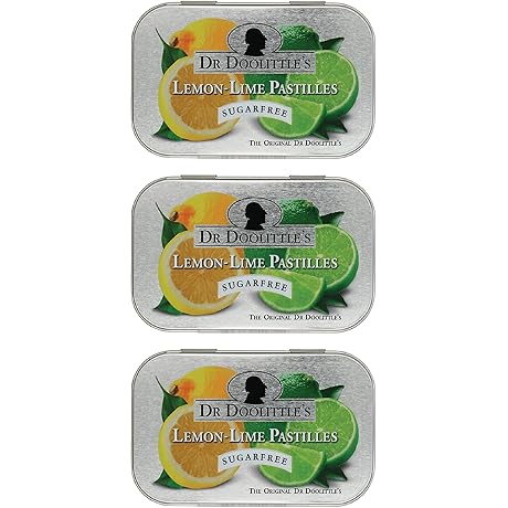 Dr. Doolittle’s Sugar Free Soft Fruit Pastilles for Voice and Throat Relief...