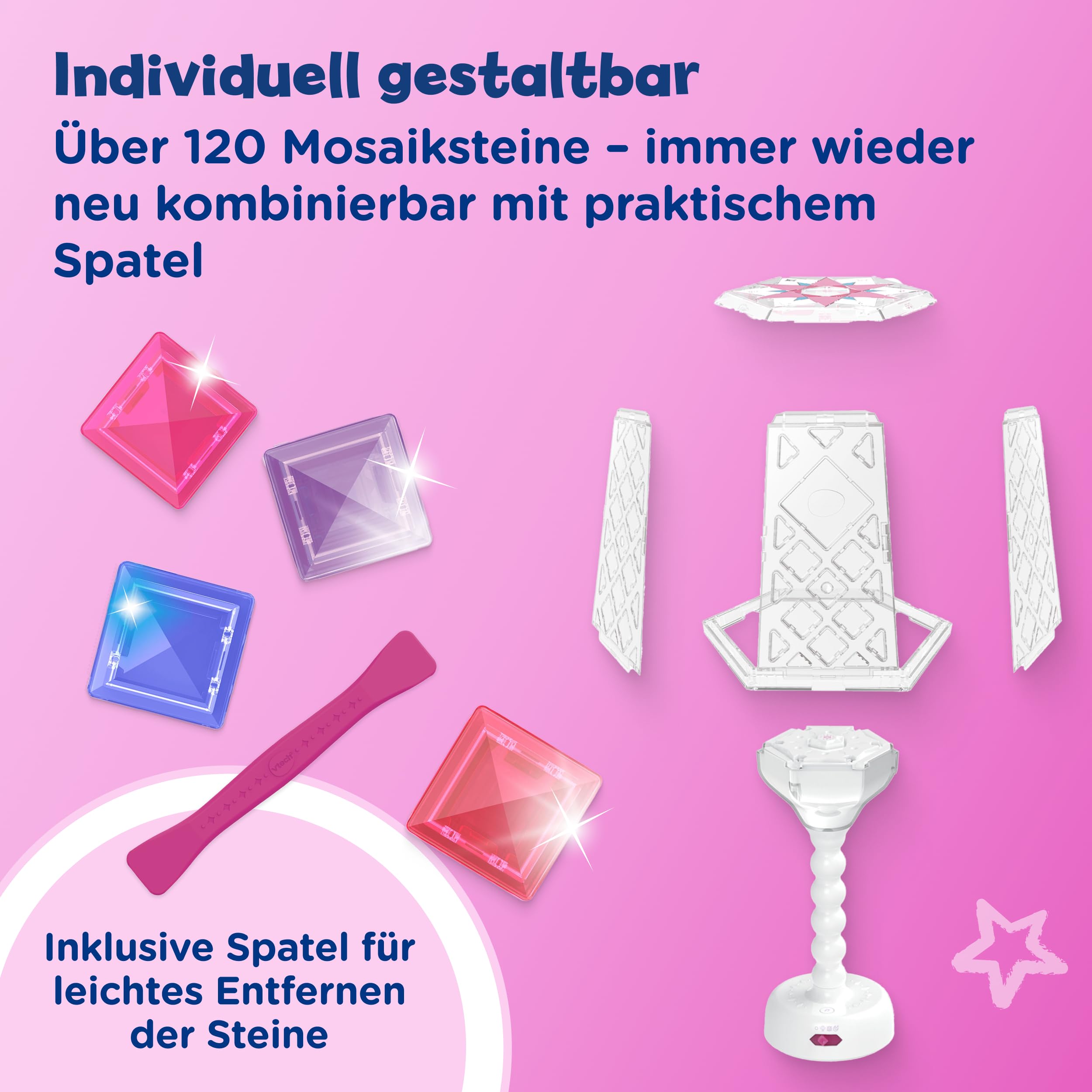 VTech Mosaic Magic Lights – Kinderlampe mit Mosaiksteinen