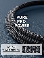 Vista 18 de Cable USBC de 10 pies, paquete de 2 cables largos USBC de carga rápida, cable trenzado de nailon USB C a USB C cargador de iPhone compatible