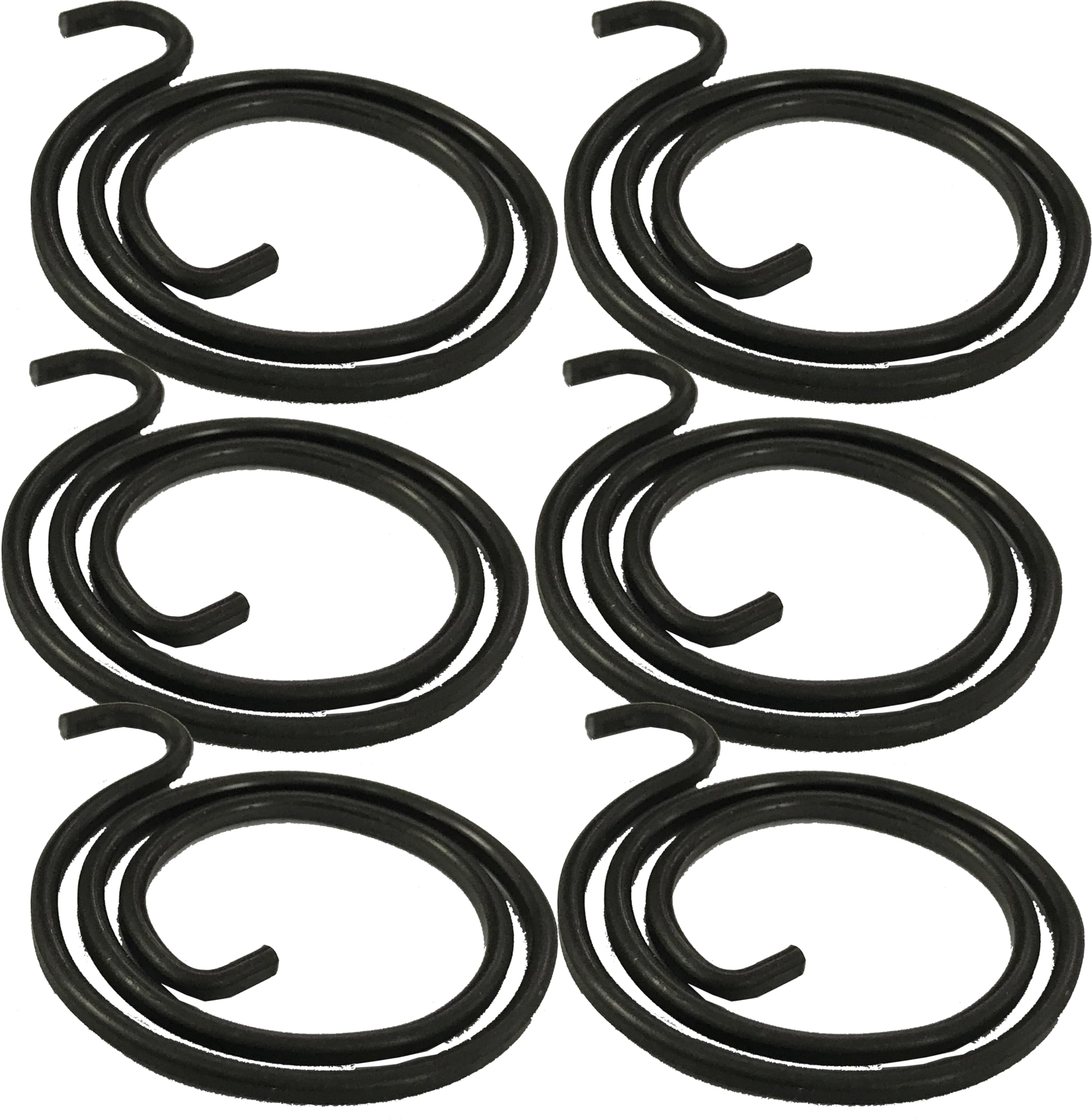 Universal Hardware Door Handle Replacement Springs, Pack of 6 – 2.25 Turn 1.8mm Metal Coil Spring for Interior Lever Handles, Door Repair, Lever-on-Rose & Backplate Door Furniture Replacement Parts