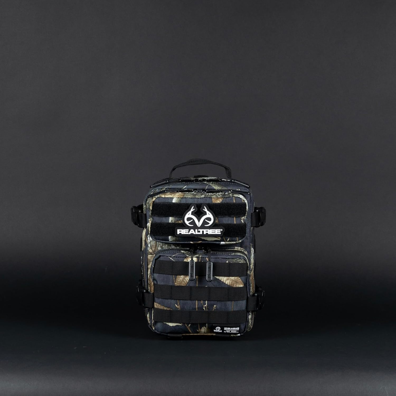 WOLFpak 9L Tactical Sling Bag |Concealed Carry CCW Backpack | Military Crossbody EDC Daypack Molle Chest Shoulder Pack for Hiking, Travel, Work | (Realtree Edge Black)
