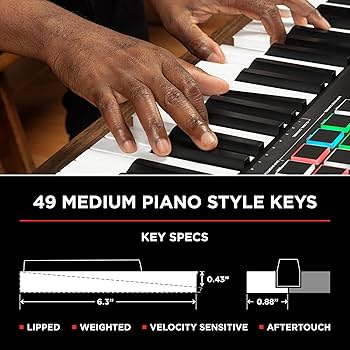 Amazon.com: M-AUDIO Oxygen Pro 49 Key USB MIDI Keyboard Controller Amazon.com: M-AUDIO Oxygen Pro 49 Key USB MIDI Keyboard Controller