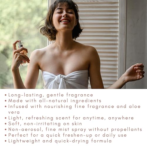 Miniatura 5 de Olivia Care Spray corporal hecho con aroma natural de clementina dulce, refrescante, calmante, refrescante e hidratante, elimina el olor con aroma