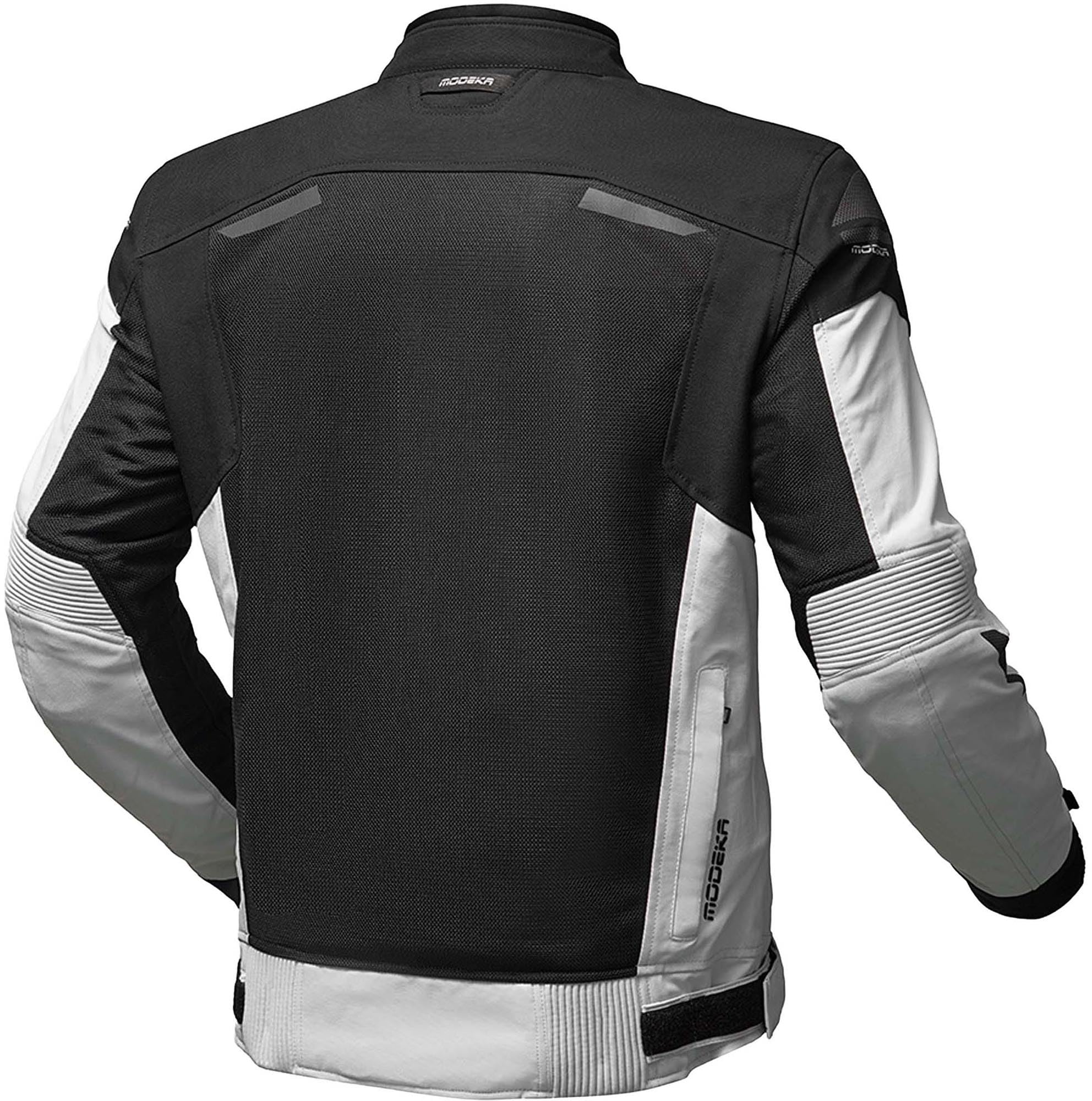 Modeka Khao Air II wodoodporna kurtka tekstylna motocyklowa, czarny/jasnoszary, L
