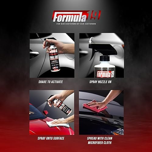 Miniatura 2 de Formula 19 Spray de dióxido de silicio de cerámica  Grado profesional multiusos  Sellador protector y revestimiento de pulido para automóviles,