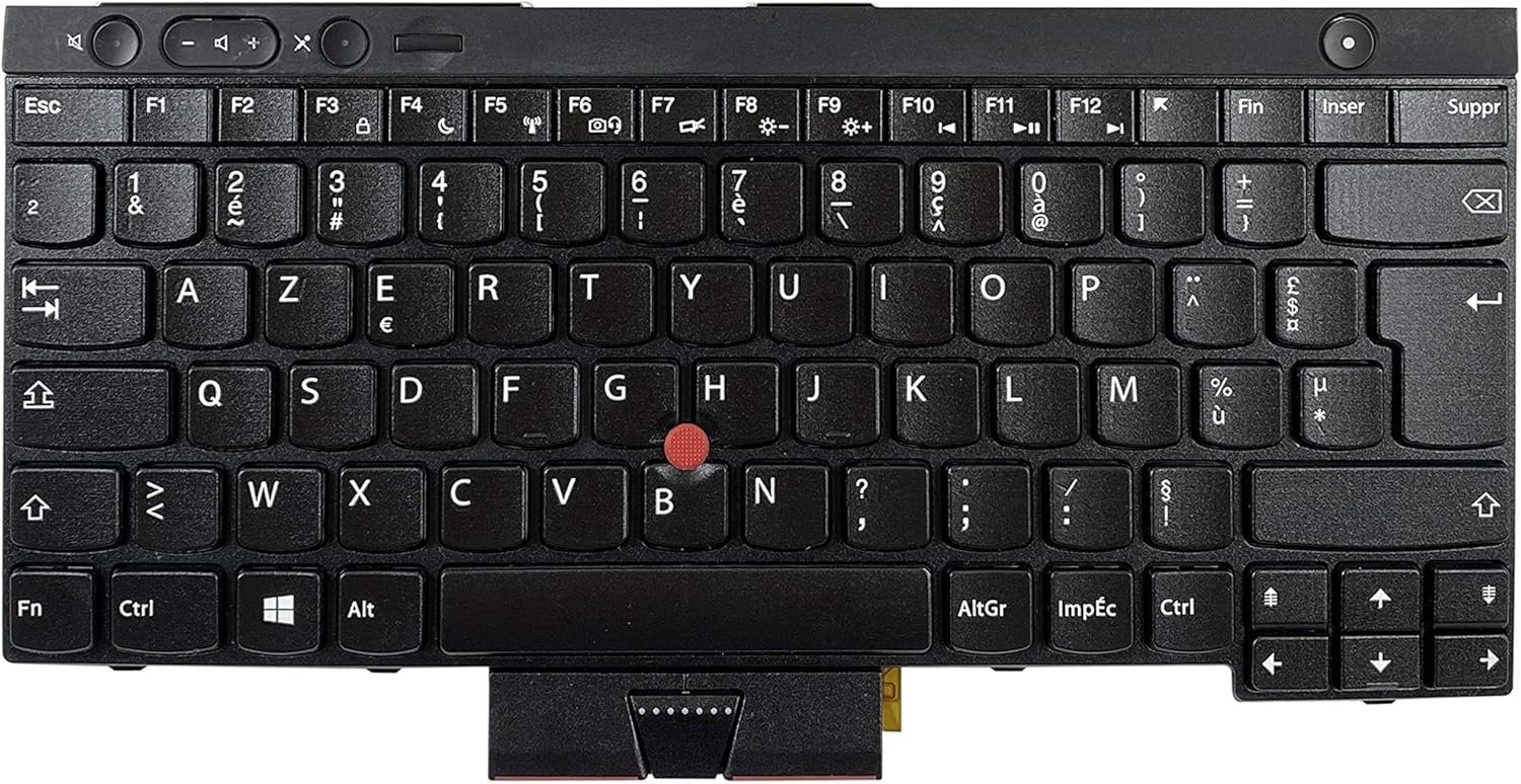 Replacement French Non-Backlit Keyboard for Lenovo Thinkpad T430 T430i T430s T430si T430U T530 T530i T530S W530 X13X X230 X230i X230it X230T