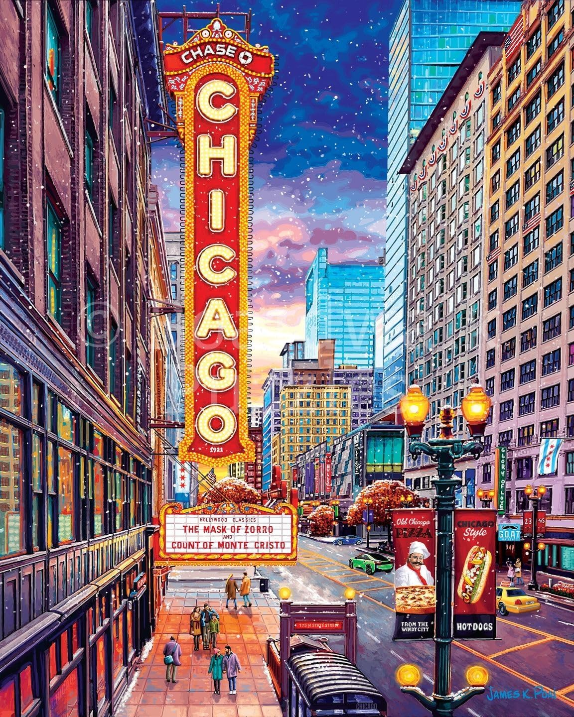 Chicago Downtown by Boardwalk - Personal Puzzle - 210 Piece