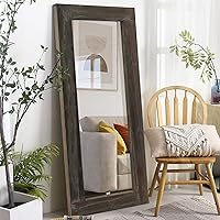 Vista 34 de NeuType Espejo arqueado de longitud completa, 71 x 32 pulgadas, espejo grande de cuerpo completo con marco de metal de aluminio, protección contra