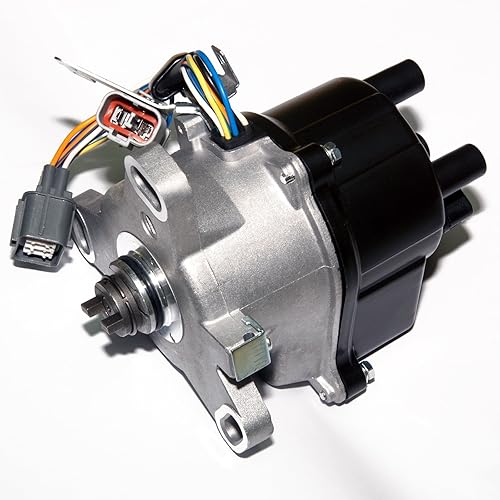 MAS Distribuidor de encendido con tapa y rotor compatible con Honda Accord 2.2L Reemplazo para TD-31U TD-34U TD-58U 30100-PT3-A03