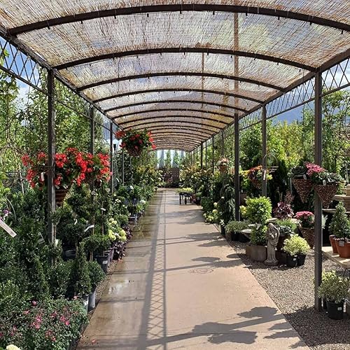 Miniatura 8 de Backyard X-Scapes Valla decorativa de esgrima de caña natural para divisor de cercado de jardín de patio trasero, 6 pies de alto x 16 pies de largo