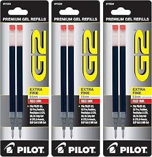 Pilot Refills Execugel Extra 6 Pack
