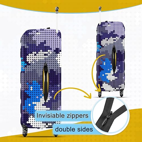 Miniatura 4 de Cubierta protectora de equipaje de PVC, protector de cubierta de maleta transparente,Funda protectora de equipaje transparente para maleta con