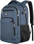 Paude Backpack for Men and Women,School Backpack for Teens,15.6 inch Laptop Backpack with USB Charging port for Business College Travel