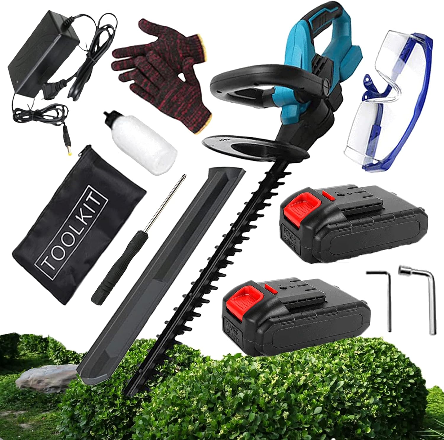 Amazon Hedge Trimmer ヘッジトリマー 36V充電式コードレスバッテリー 電動マジックトリマー刈り取り幅508mm