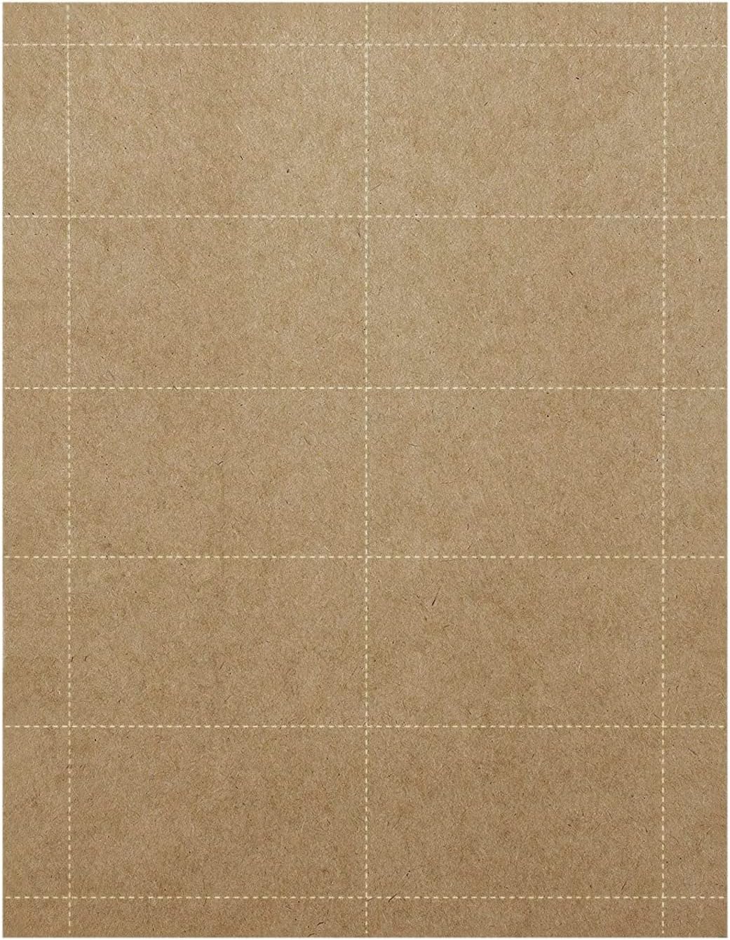 Blank Business Cards Printable Paper Customizable (100 Sheets, Brown, 1000 Pieces) : Office Products