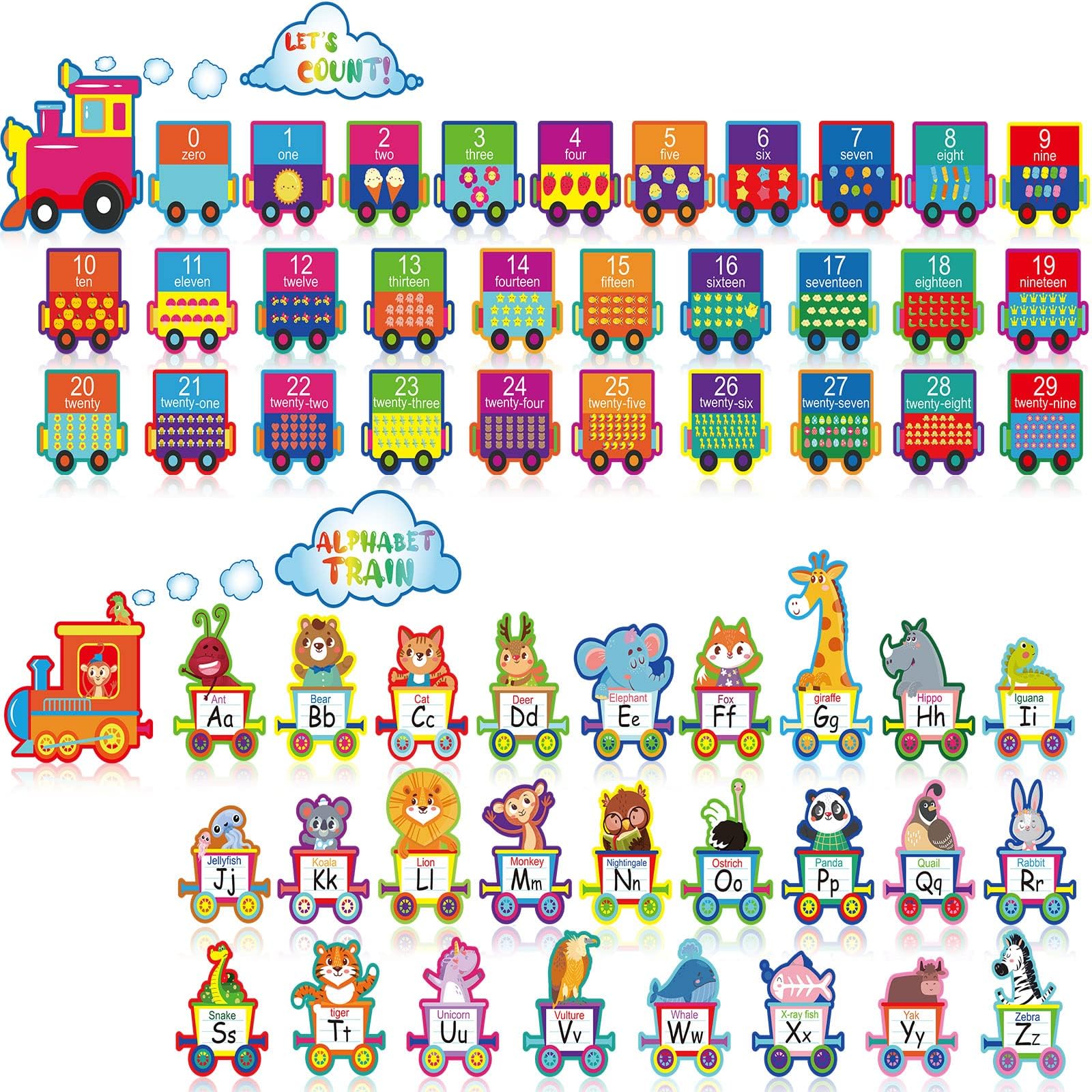 Train Bulletin Board Set
