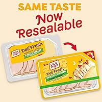 Vista 4 de Oscar Mayer Deli Fresh Mesquite - Carne de pavo ahumado en rodajas de almuerzo, bandeja de 8 onzas