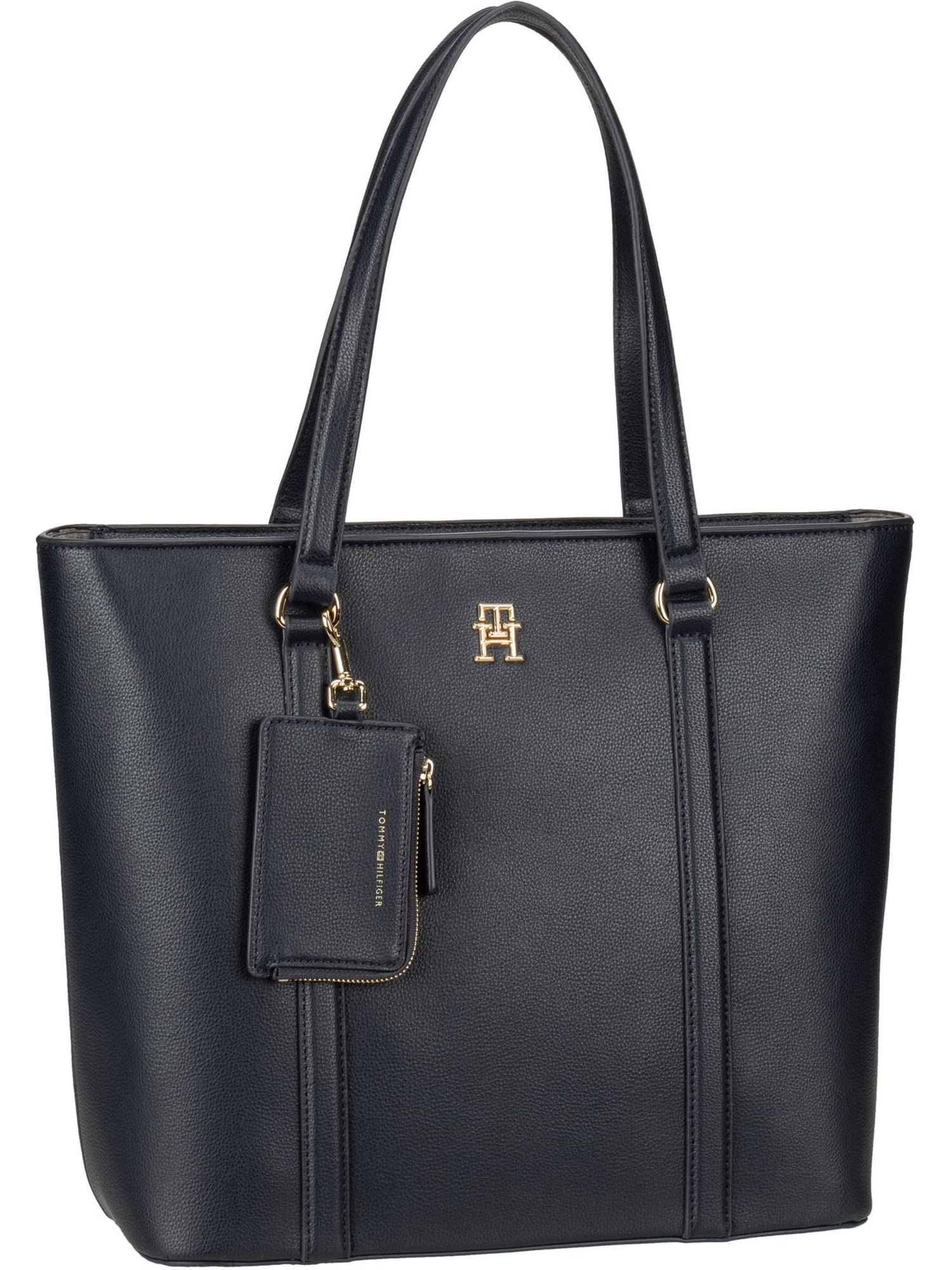 Tommy Hilfiger Tommy Life Soft Tote AW0AW13138, Bolso de Mano Mujer, Azul (Space Blue), OS